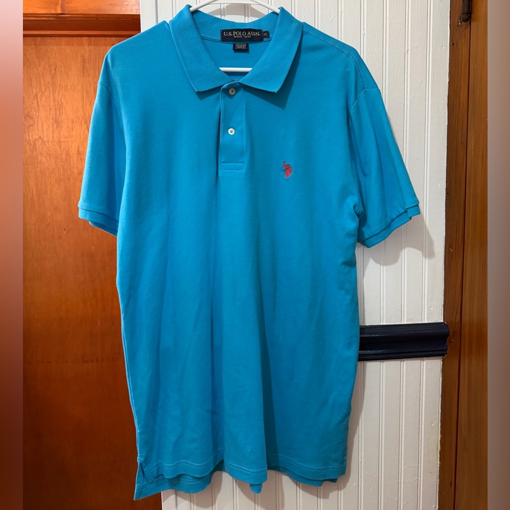 U.S. Polo Assn. Men's Turquoise Polo Shirt
